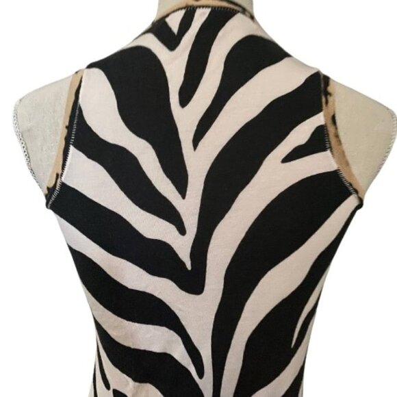 Rachel Zoe Wild Print Top - Size Small - Picture 6 of 6